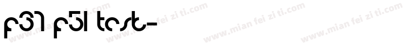 F37 F51 Test字体转换
